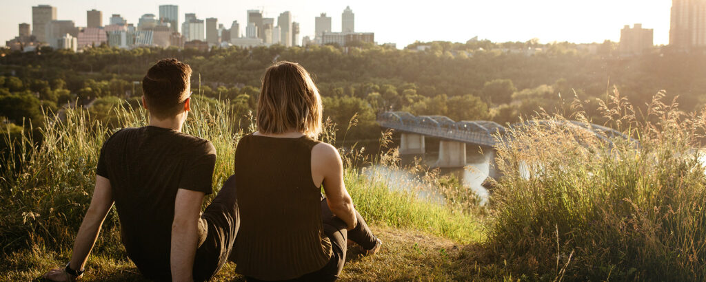 Edmonton bij zonsondergang | © Explore Edmonton