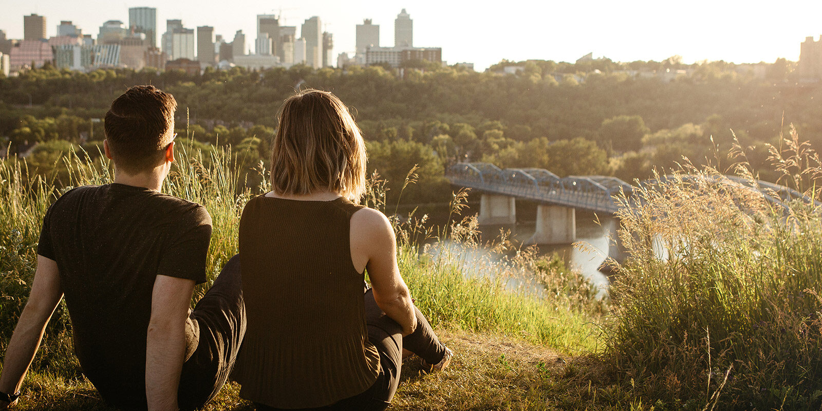 Edmonton bij zonsondergang | © Explore Edmonton